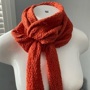 Missoni Orange Open-Knit Scarf